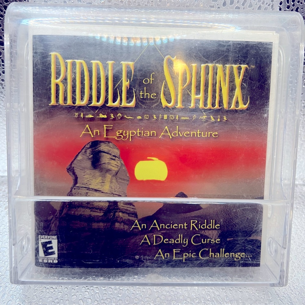 Riddle of the Sphinx An Egyptian Adventure WINDOWS 95/98 MAC PC 2000